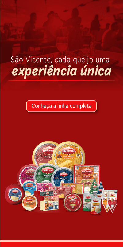 São Vicente, cada queijo uma experiência única. Conheça a linha completa.
