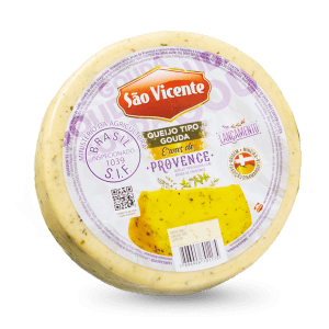 Queijo tipo Gouda com ervas de Provence