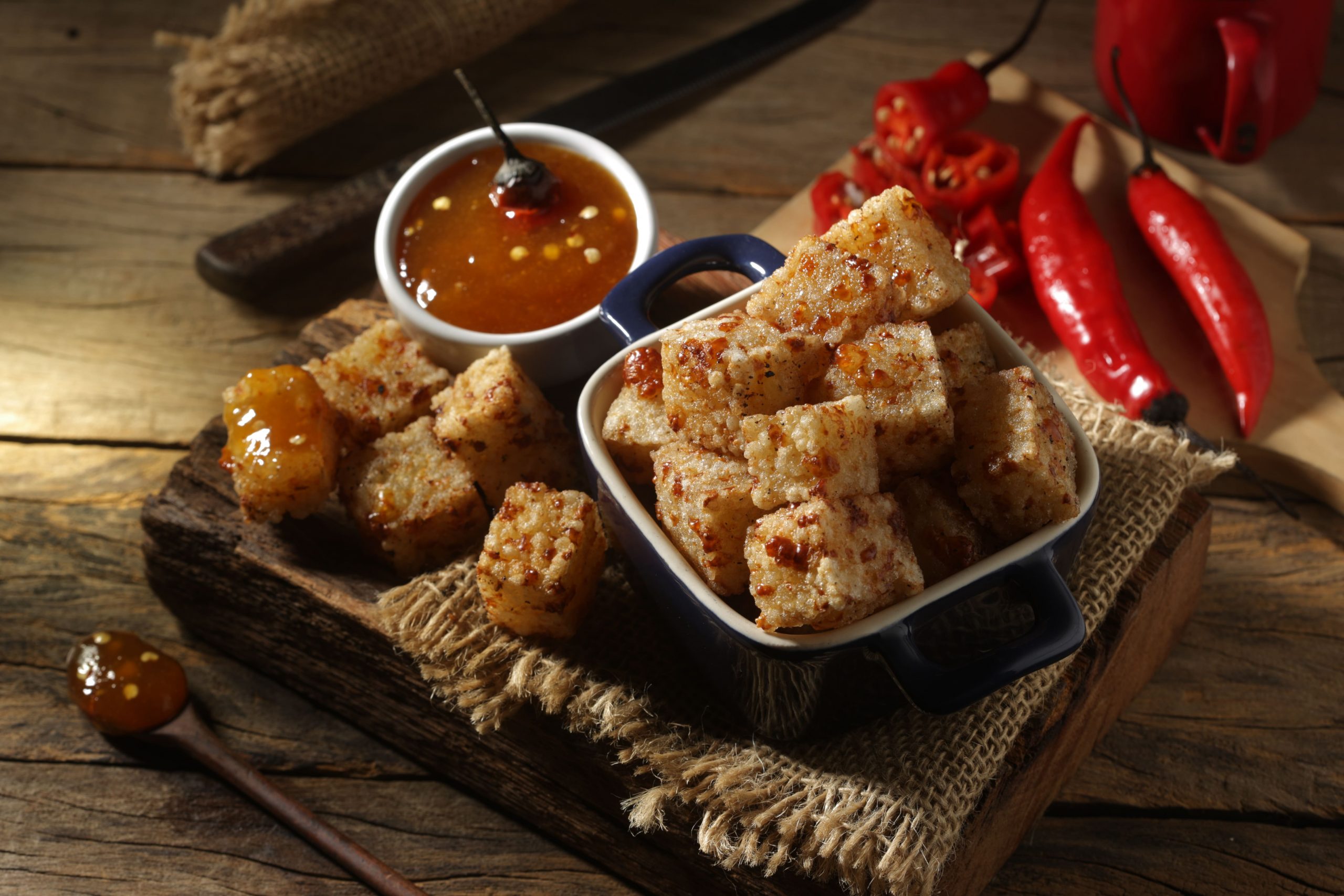 Dadinhos de Tapioca com Queijo de Coalho